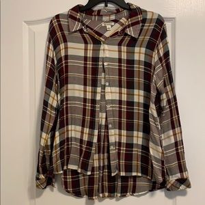 Maroon/Yellow Flannel